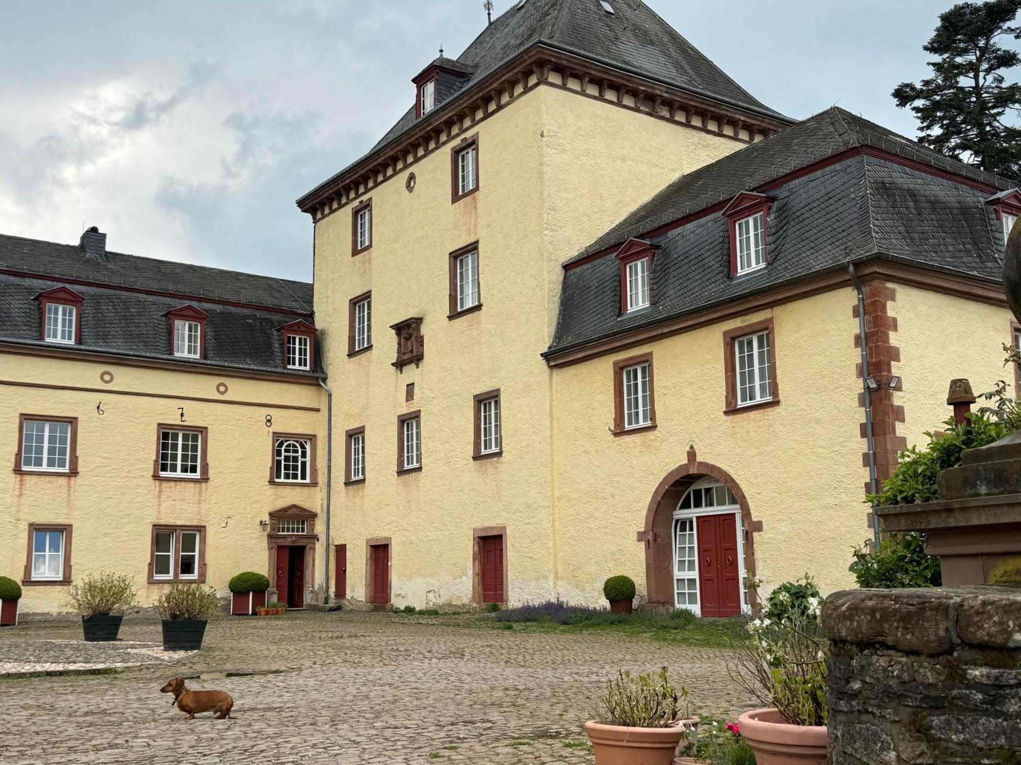 L' Extravagante Im Garten Von Schloss Schmidtheim Exterior photo